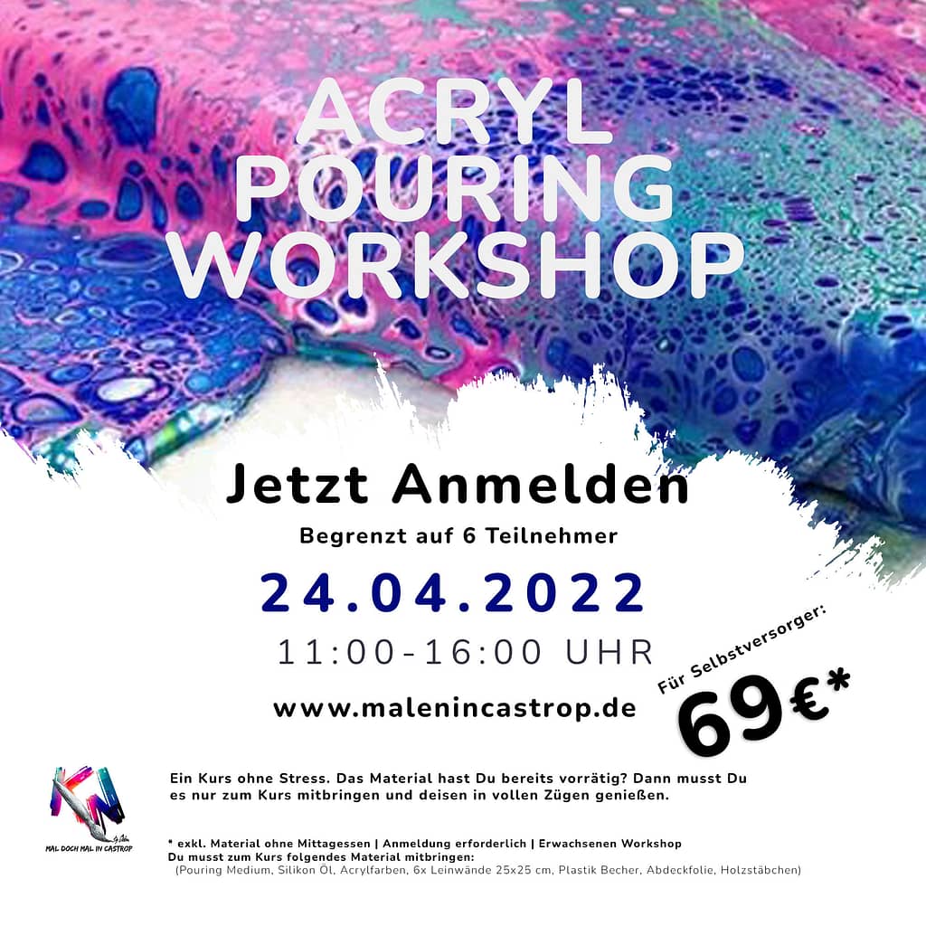 Workshop Acryl Pouring 69Euro